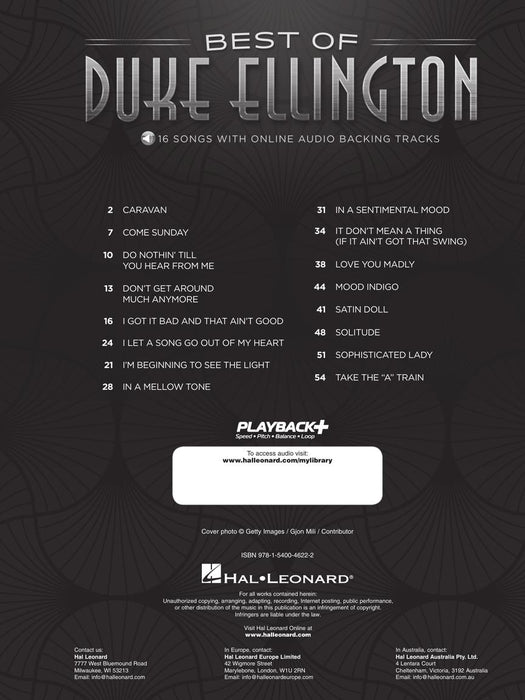 Best of Duke Ellington 16 Songs with Online Audio Backing Tracks 艾靈頓 | 小雅音樂 Hsiaoya Music