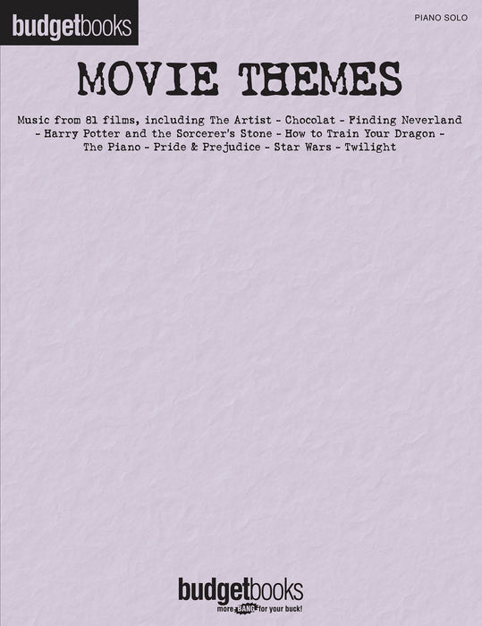 Movie Themes Budget Books | 小雅音樂 Hsiaoya Music