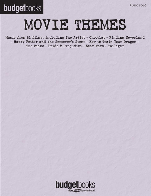 Movie Themes Budget Books | 小雅音樂 Hsiaoya Music