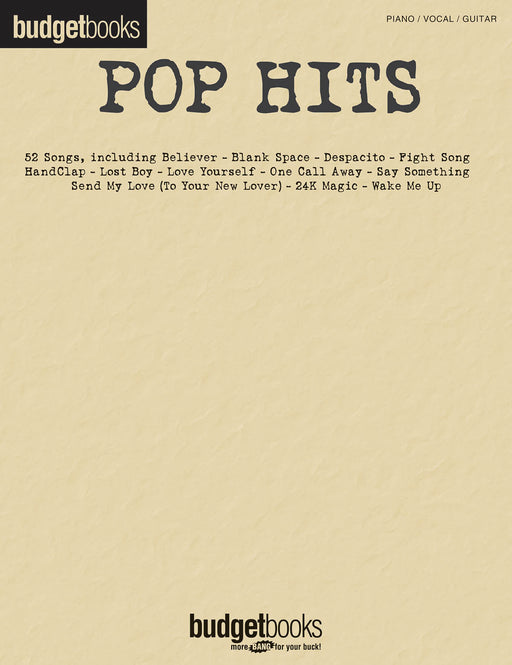 Pop Hits Budget Books | 小雅音樂 Hsiaoya Music