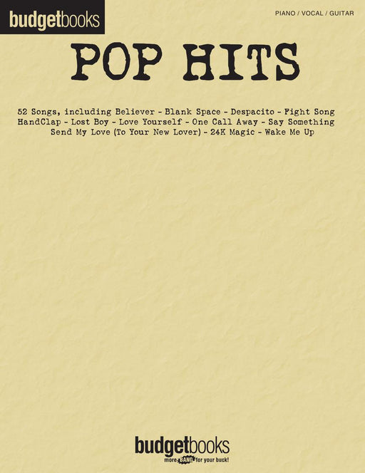Pop Hits Budget Books | 小雅音樂 Hsiaoya Music