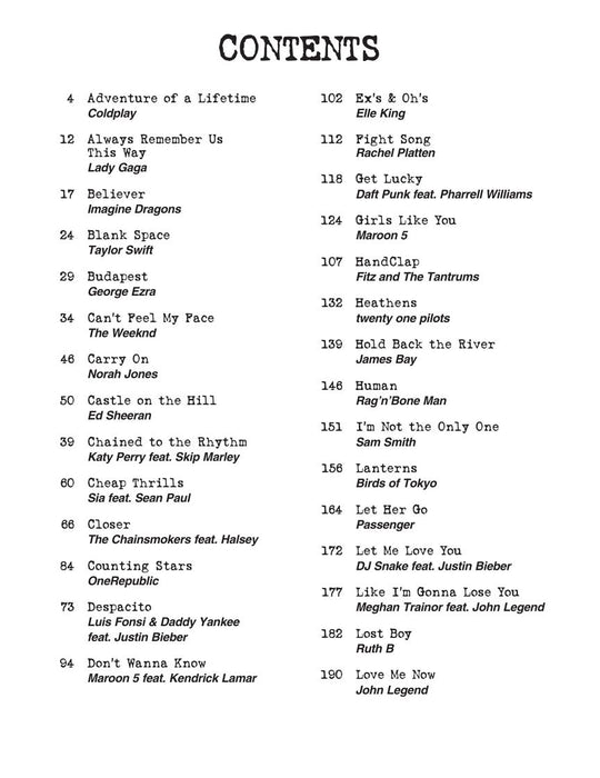 Pop Hits Budget Books | 小雅音樂 Hsiaoya Music