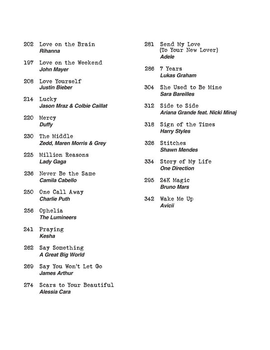 Pop Hits Budget Books | 小雅音樂 Hsiaoya Music