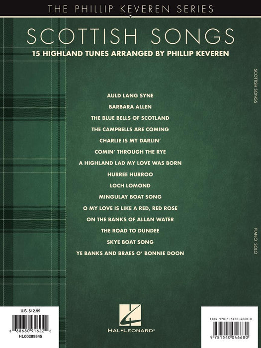 Scottish Songs 15 Highland Tunes The Phillip Keveren Series Piano Solo 鋼琴 獨奏 | 小雅音樂 Hsiaoya Music