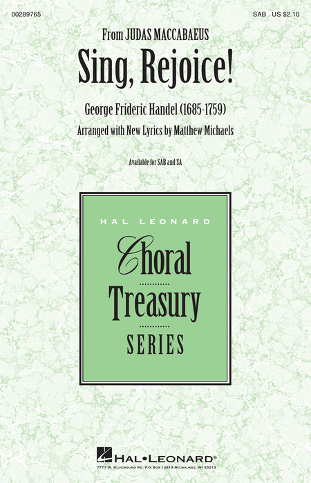 Sing, Rejoice! Choral Treasury Series 韓德爾 合唱 | 小雅音樂 Hsiaoya Music
