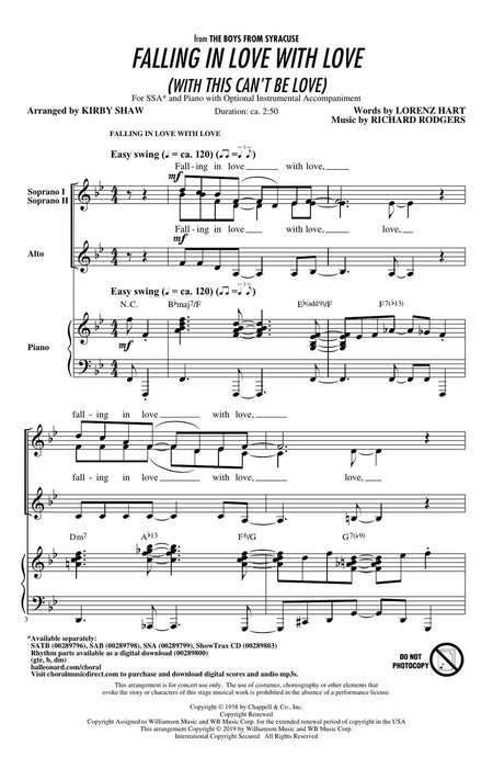 Falling in Love with Love (with This Can't Be Love) | 小雅音樂 Hsiaoya Music