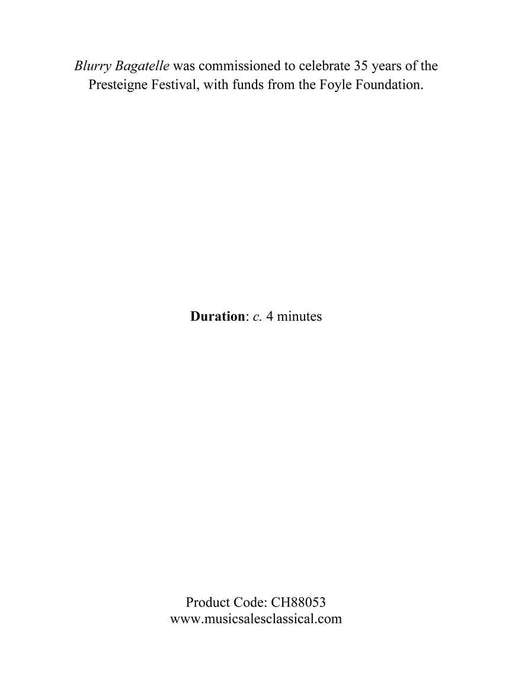 Blurry Bagatelle Piano Solo 鋼琴 | 小雅音樂 Hsiaoya Music