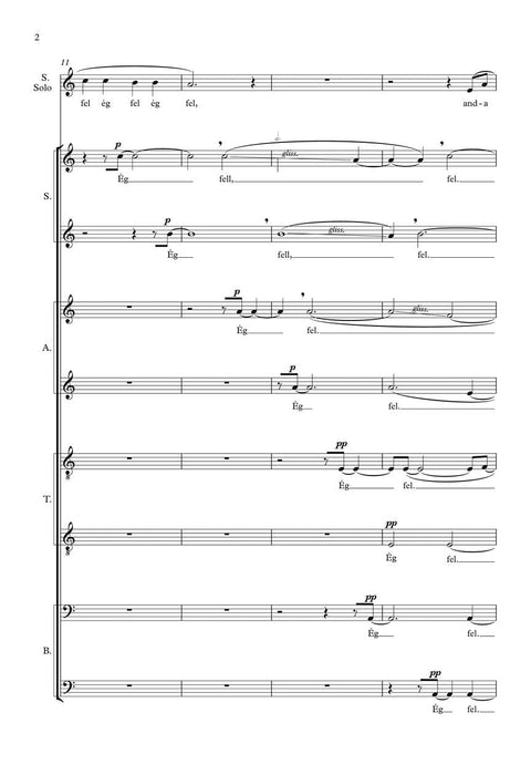 Ad Genua (Icelandic Version) Soprano/SATB/Piano Reduction | 小雅音樂 Hsiaoya Music