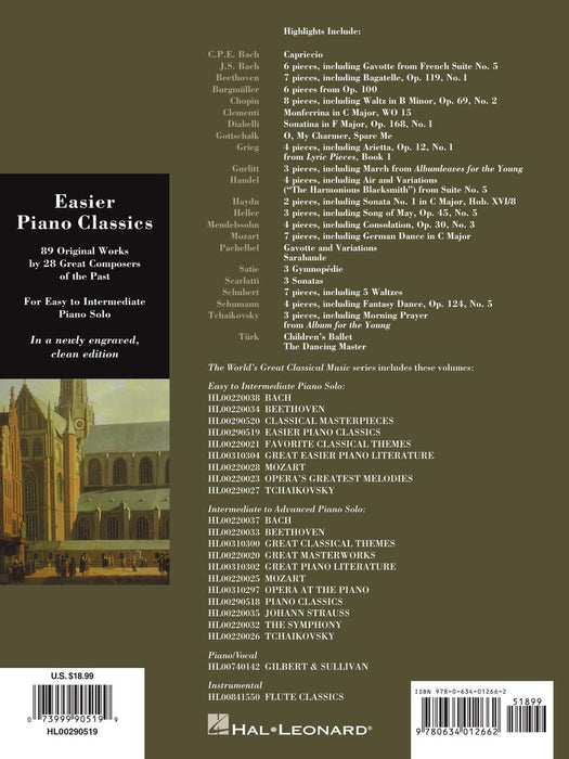 Easier Piano Classics 89 Original Works by 28 Great Composers 鋼琴 | 小雅音樂 Hsiaoya Music