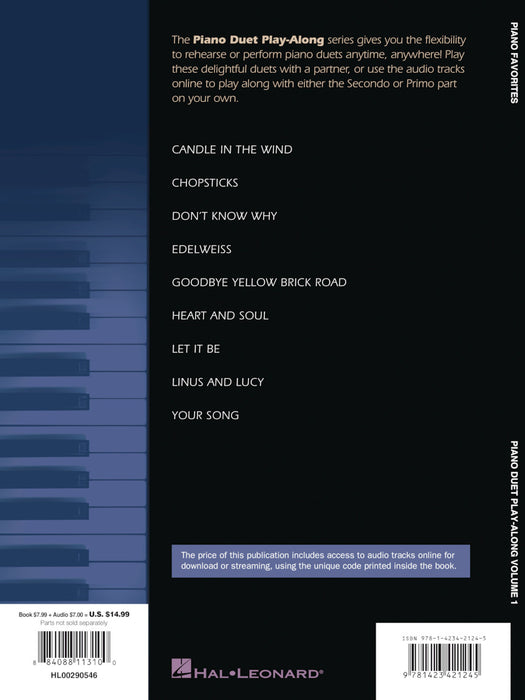 Piano Favorites Piano Duet Play-Along Volume 1 鋼琴 四手聯彈 | 小雅音樂 Hsiaoya Music