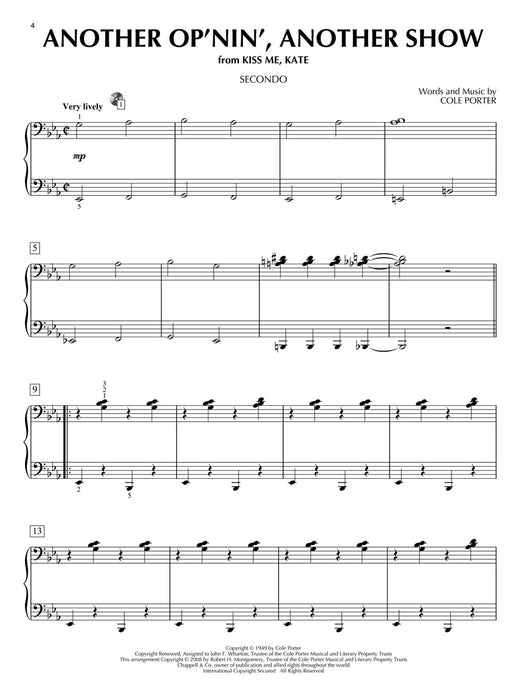 Cole Porter Piano Duet Play-Along Volume 23 四手聯彈 | 小雅音樂 Hsiaoya Music