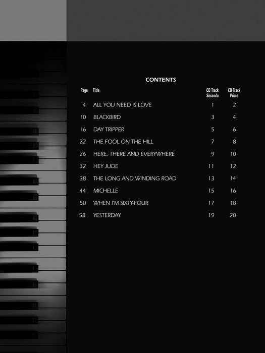 Lennon & McCartney Hits Piano Duet Play-Along Volume 39 四手聯彈 | 小雅音樂 Hsiaoya Music