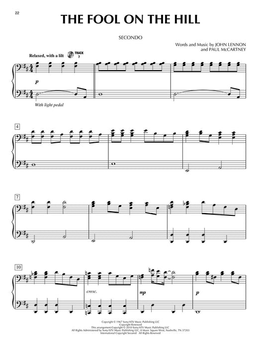 Lennon & McCartney Hits Piano Duet Play-Along Volume 39 四手聯彈 | 小雅音樂 Hsiaoya Music