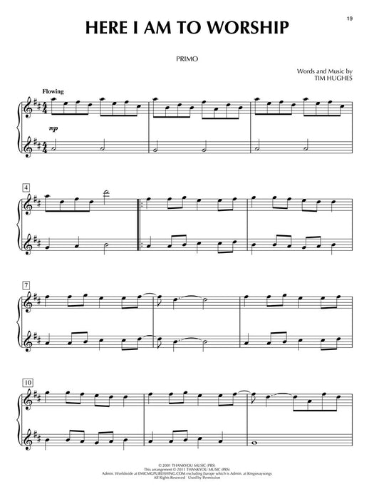 Contemporary Worship Duets 1 Piano, 4 Hands 二重奏 鋼琴 | 小雅音樂 Hsiaoya Music