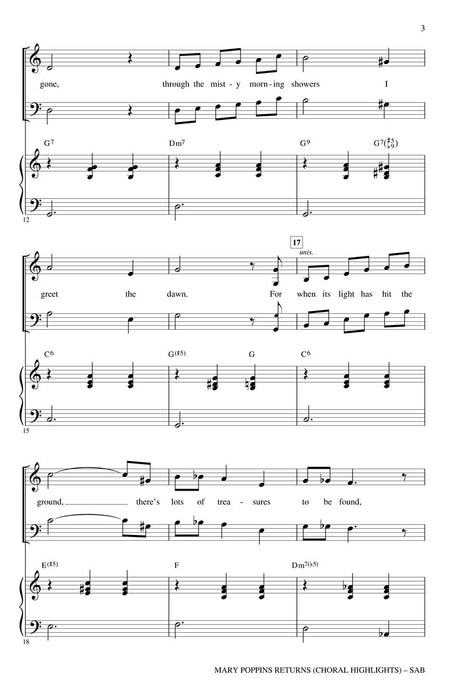 Mary Poppins Returns (Choral Highlights) 合唱 | 小雅音樂 Hsiaoya Music