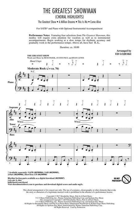 The Greatest Showman (Choral Highlights) 合唱 | 小雅音樂 Hsiaoya Music