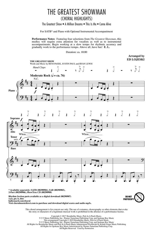 The Greatest Showman (Choral Highlights) 合唱 | 小雅音樂 Hsiaoya Music