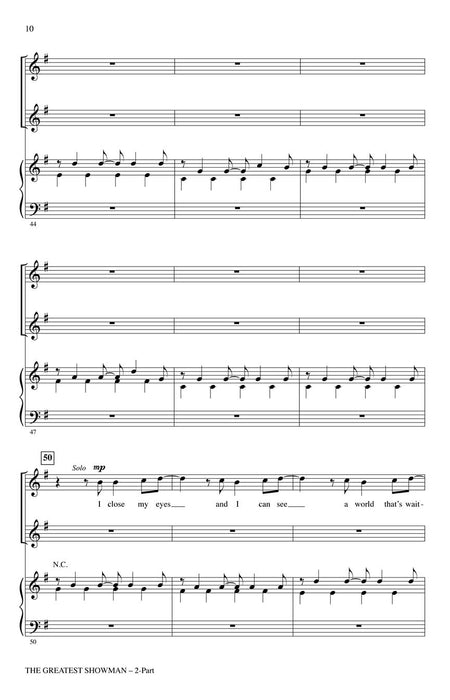 The Greatest Showman (Choral Highlights) 合唱 | 小雅音樂 Hsiaoya Music