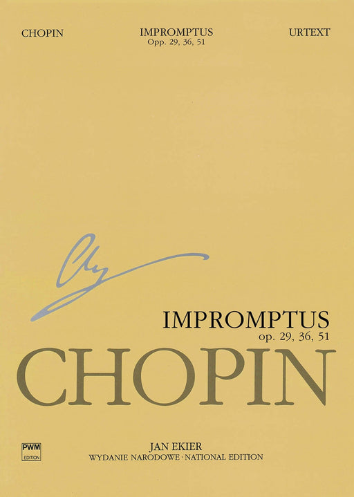 Impromptus Op. 29, 36, 51 for Piano Study Score 蕭邦 即興曲閱讀版 波蘭版 | 小雅音樂 Hsiaoya Music