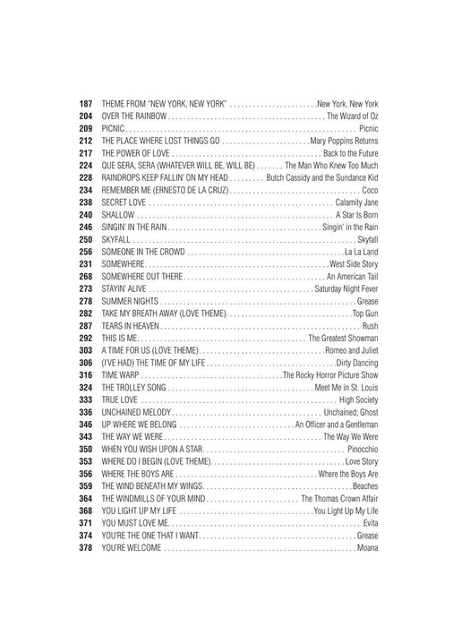 The Best Movie Songs Ever Songbook - 5th Edition | 小雅音樂 Hsiaoya Music