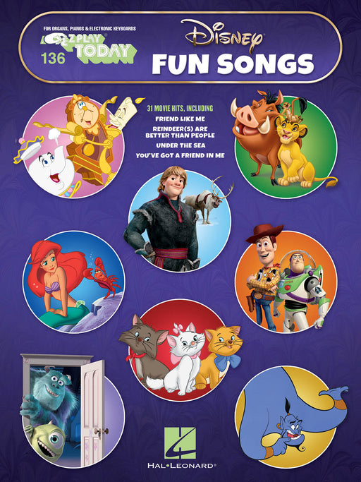 Disney Fun Songs E-Z Play Today Volume 136 | 小雅音樂 Hsiaoya Music