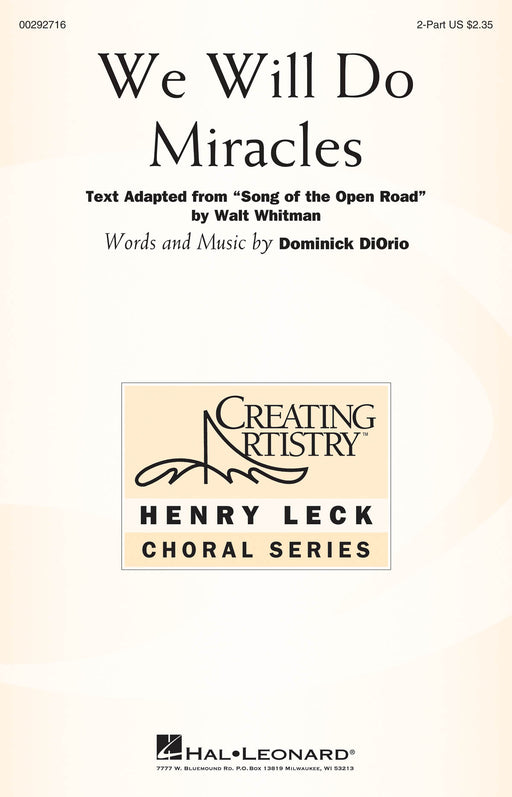 We Will Do Miracles Henry Leck Creating Artistry Choral Series 合唱 | 小雅音樂 Hsiaoya Music