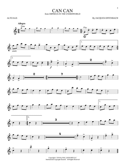 Great Classical Themes Alto Sax 古典 中音薩氏管 | 小雅音樂 Hsiaoya Music