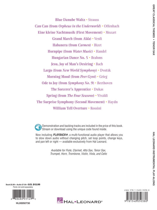 Great Classical Themes Tenor Sax 古典 | 小雅音樂 Hsiaoya Music