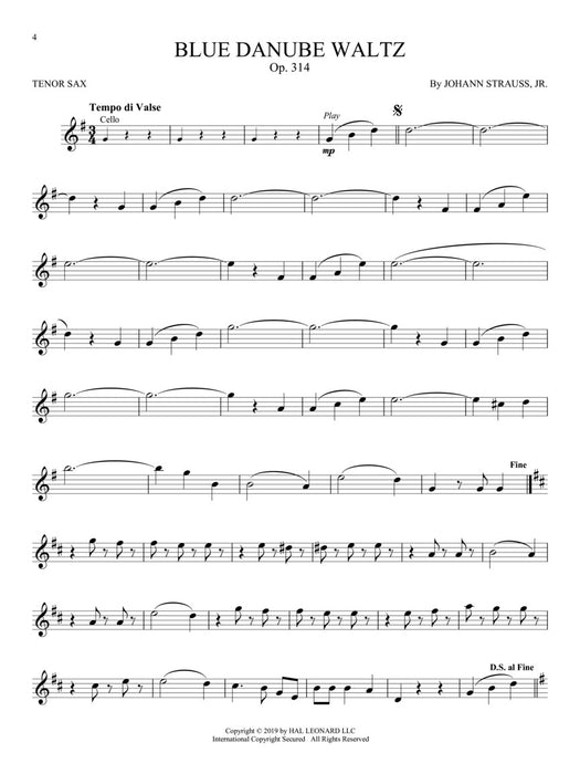 Great Classical Themes Tenor Sax 古典 | 小雅音樂 Hsiaoya Music