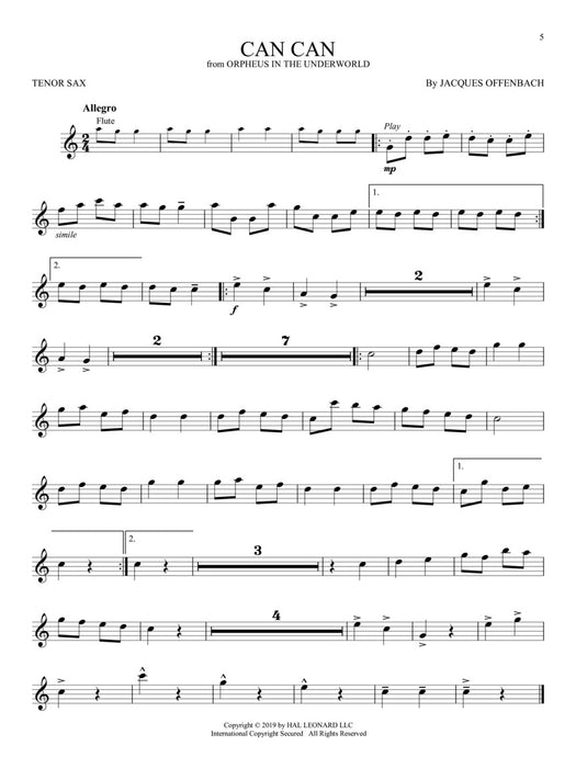 Great Classical Themes Tenor Sax 古典 | 小雅音樂 Hsiaoya Music