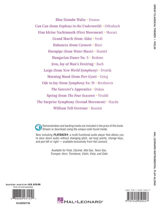 Great Classical Themes Violin 古典 小提琴 | 小雅音樂 Hsiaoya Music