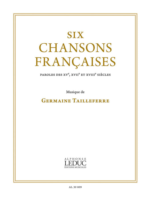 Six Chansons Francaises Voice and Piano 鋼琴 | 小雅音樂 Hsiaoya Music