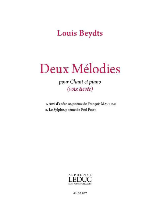 Deux Melodies for High Voice 高音 | 小雅音樂 Hsiaoya Music