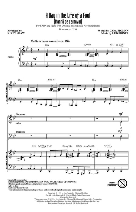 A Day in the Life of a Fool (Manha De Carnaval) 狂歡節 | 小雅音樂 Hsiaoya Music