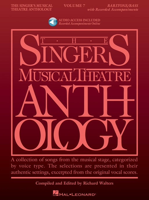 Singer's Musical Theatre Anthology - Volume 7 Baritone Book/Online Audio | 小雅音樂 Hsiaoya Music