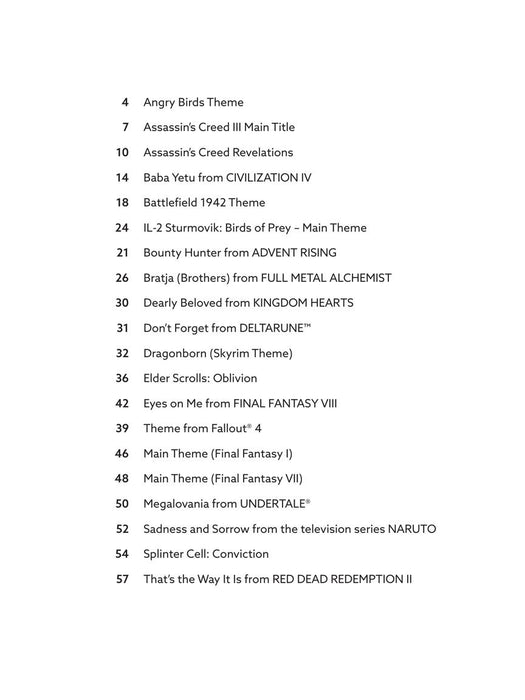 Video Game Music for Guitar A Songbook for Easy Guitar with Notes & Tab 吉他 | 小雅音樂 Hsiaoya Music