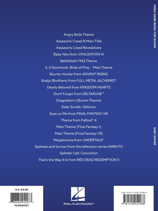 Video Game Music for Guitar A Songbook for Easy Guitar with Notes & Tab 吉他 | 小雅音樂 Hsiaoya Music