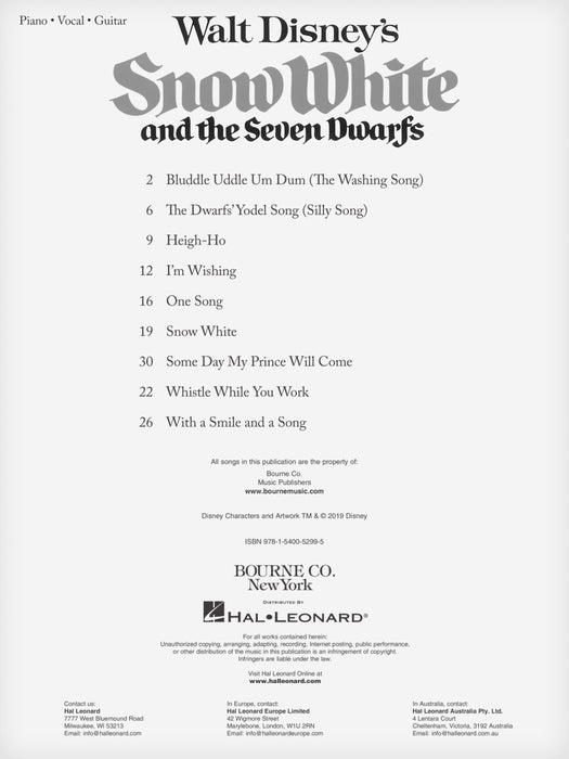 Walt Disney's Snow White and the Seven Dwarfs | 小雅音樂 Hsiaoya Music