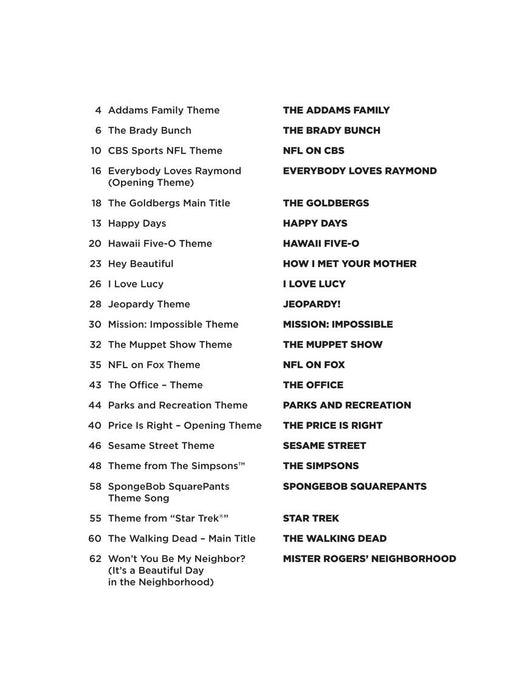 Favorite TV Themes | 小雅音樂 Hsiaoya Music