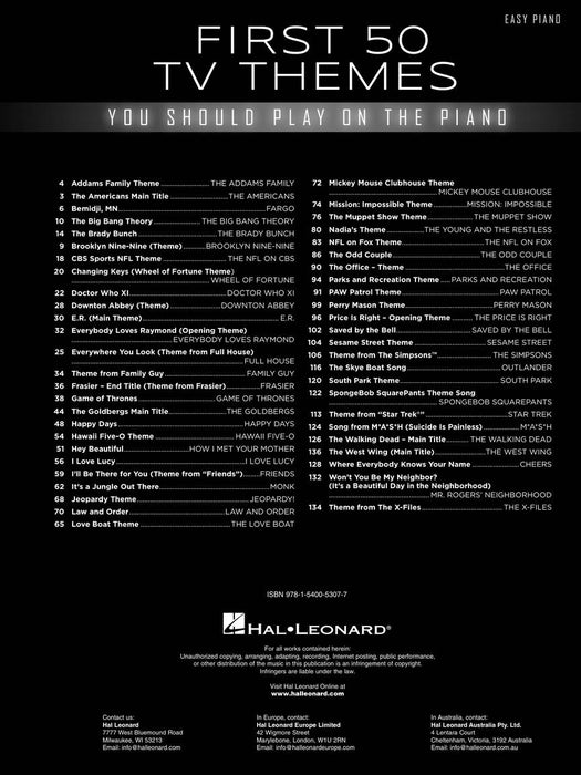 First 50 TV Themes You Should Play on Piano 鋼琴 | 小雅音樂 Hsiaoya Music