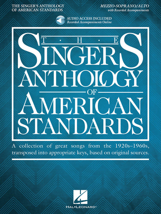 The Singer's Anthology of American Standards Mezzo-Soprano/Belter Edition Book/Audio 次女高音 | 小雅音樂 Hsiaoya Music