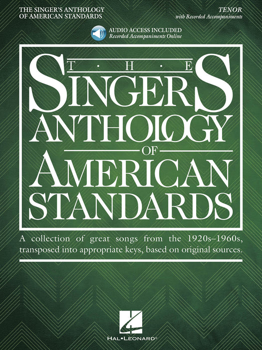 The Singer's Anthology of American Standards Tenor Edition Book/Audio | 小雅音樂 Hsiaoya Music