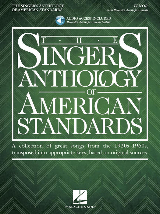 The Singer's Anthology of American Standards Tenor Edition Book/Audio | 小雅音樂 Hsiaoya Music