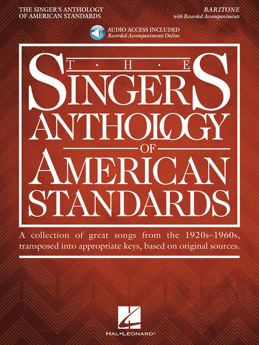 The Singer's Anthology of American Standards Baritone Edition Book/Audio | 小雅音樂 Hsiaoya Music