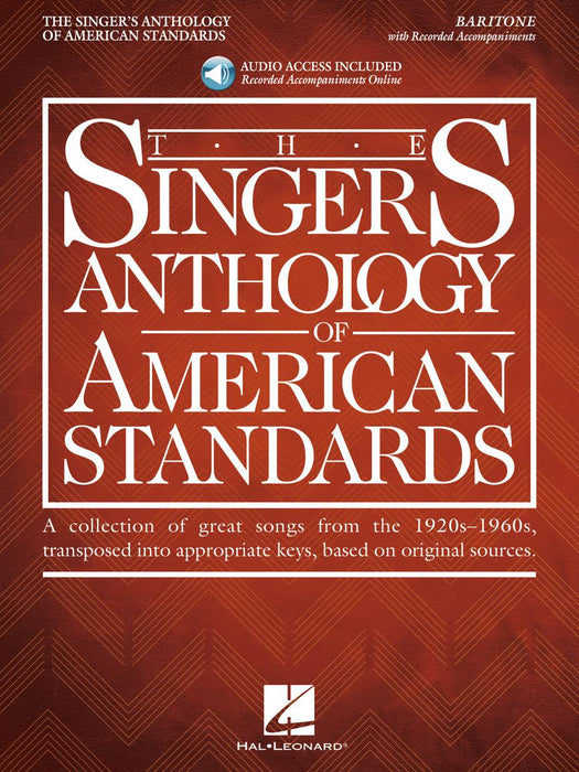 The Singer's Anthology of American Standards Baritone Edition Book/Audio | 小雅音樂 Hsiaoya Music