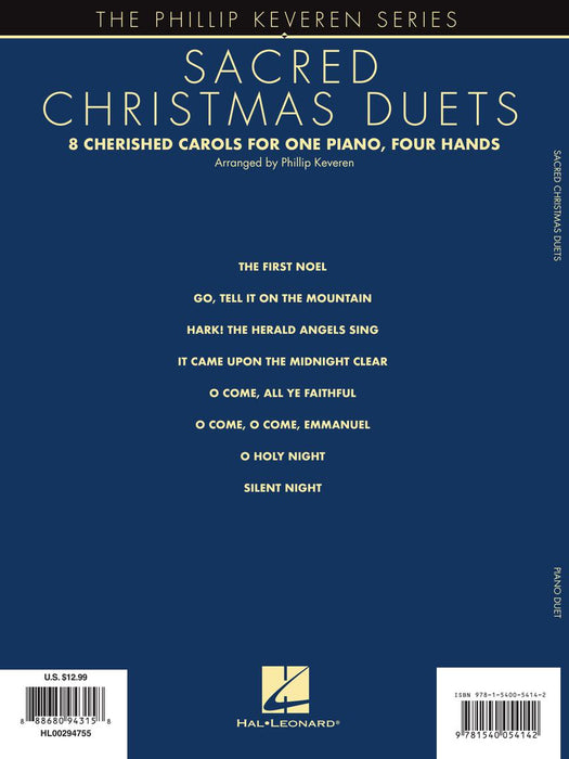 Sacred Christmas Duets The Phillip Keveren Series For 1 Piano, 4 Hands 二重奏 鋼琴 | 小雅音樂 Hsiaoya Music