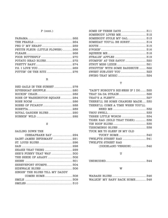 The Real Dixieland Book Eb Instruments 迪克西蘭爵士樂 | 小雅音樂 Hsiaoya Music