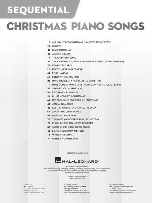 Sequential Christmas Piano Songs 26 Holiday Favorites Carefully Selected and Arranged in Order of Difficulty 鋼琴 | 小雅音樂 Hsiaoya Music