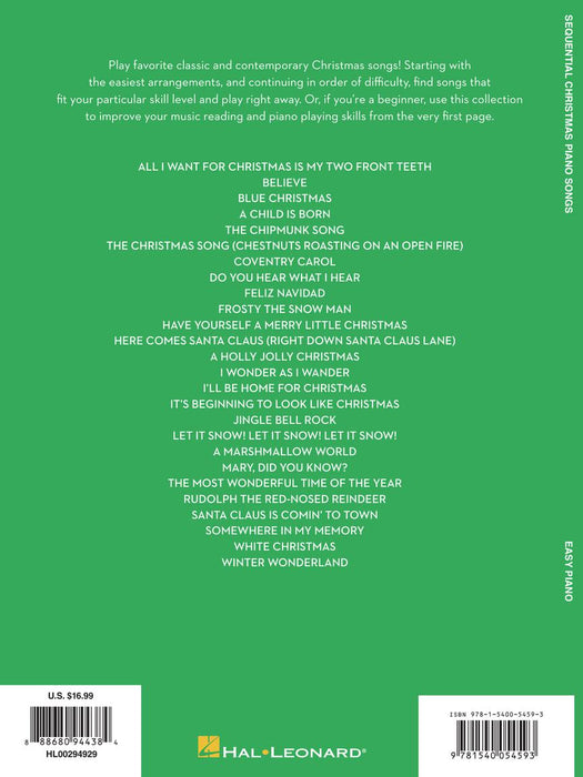 Sequential Christmas Piano Songs 26 Holiday Favorites Carefully Selected and Arranged in Order of Difficulty 鋼琴 | 小雅音樂 Hsiaoya Music