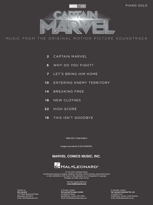 Captain Marvel Music from the Original Motion Picture Soundtrack | 小雅音樂 Hsiaoya Music